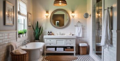 Cozy Warm Neutral Bathroom Ideas