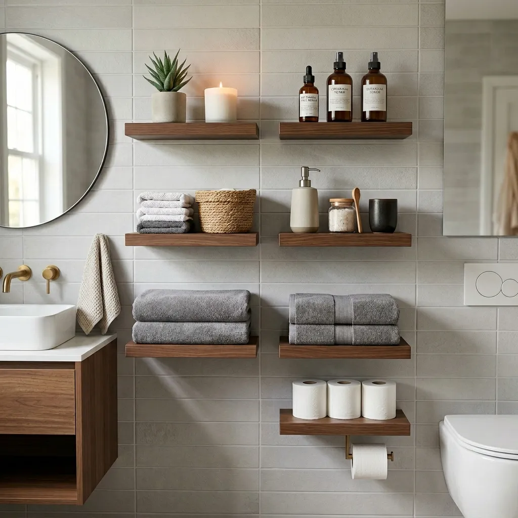 Embrace Floating Shelves for Style + Storage