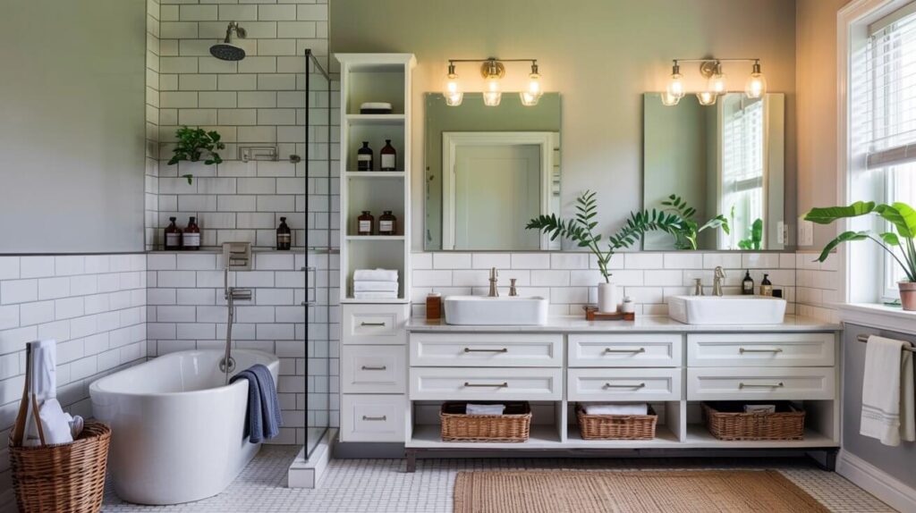 Modern Bathroom Cabinet Storage Ideas