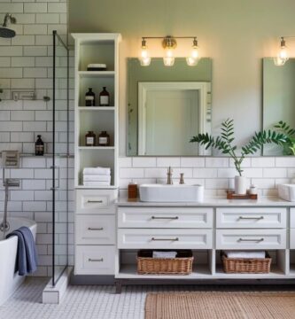 Modern Bathroom Cabinet Storage Ideas