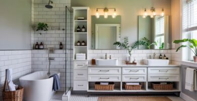 Modern Bathroom Cabinet Storage Ideas