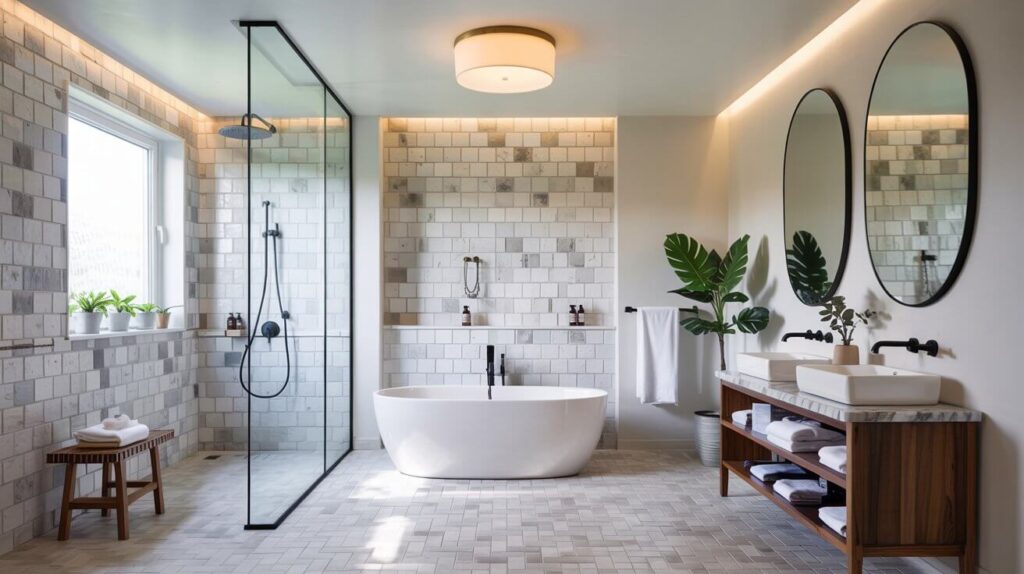 Modern Bathroom Ceiling Lighting Ideas