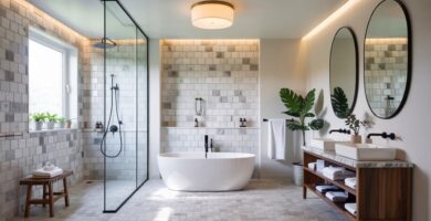 Modern Bathroom Ceiling Lighting Ideas