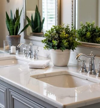 Modern Bathroom Countertop Décor Ideas
