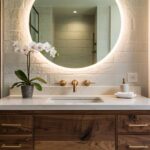 Modern Bathroom Vanity Lighting Over Mirror Ideas
