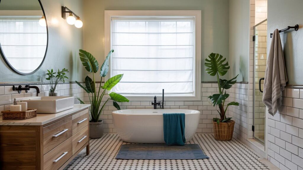 Modern Bathroom Window Décor Ideas