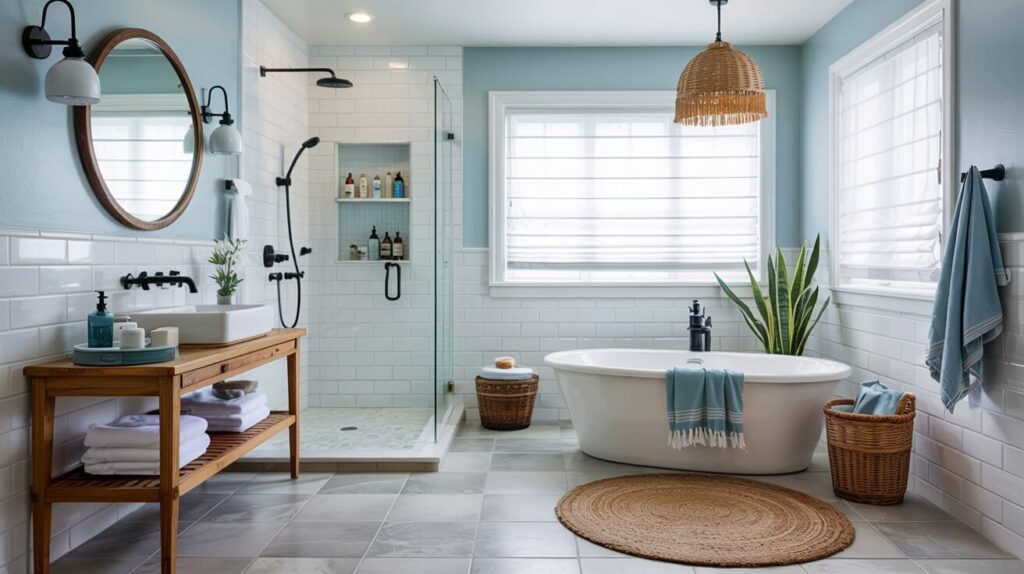Modern Coastal Bathroom Décor Ideas