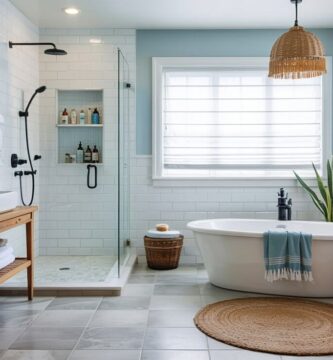 Modern Coastal Bathroom Décor Ideas