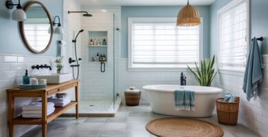 Modern Coastal Bathroom Décor Ideas