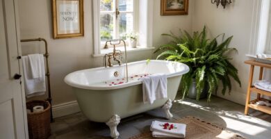 Modern English Cottage Bathroom Ideas