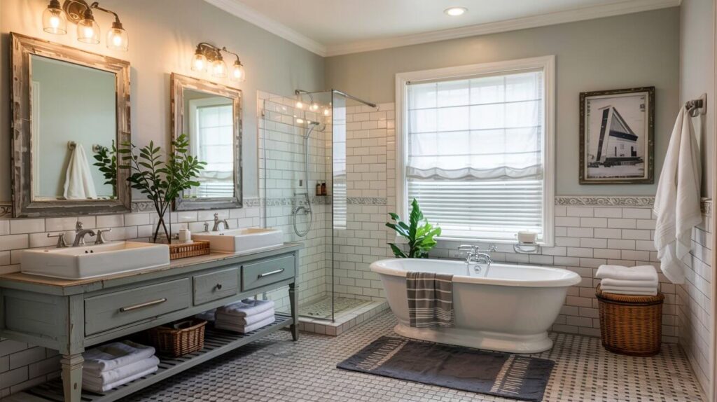 Modern Farmhouse Bathroom Décor Ideas