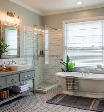 Modern Farmhouse Bathroom Décor Ideas
