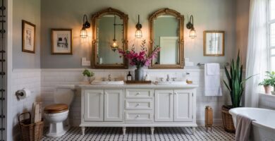 Modern French Country Bathroom Décor Ideas