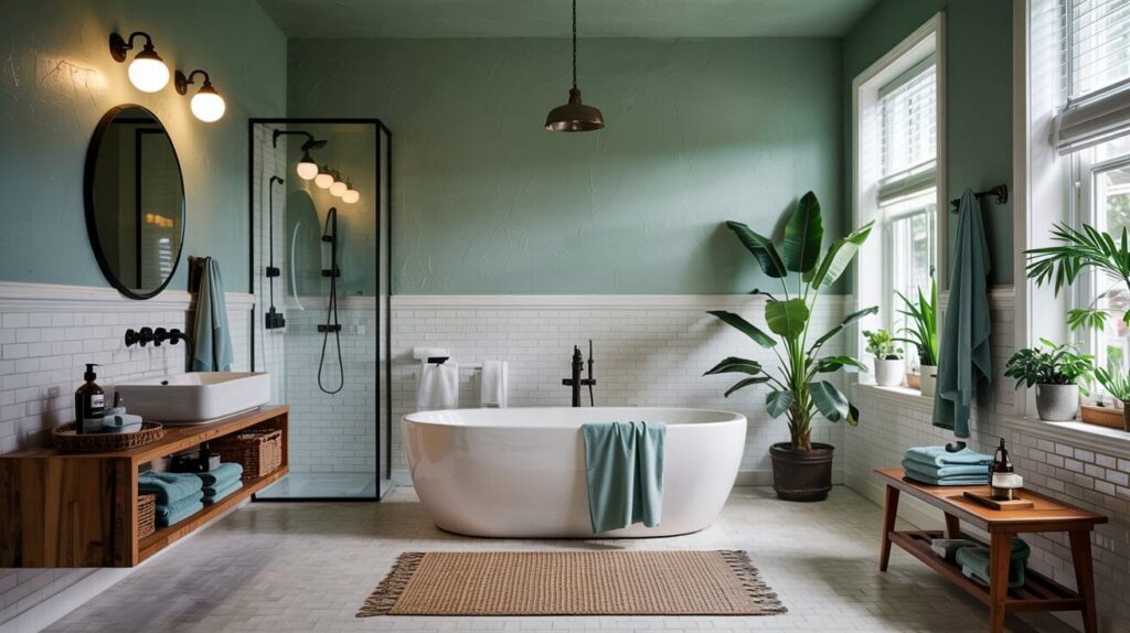Modern Green Bathroom Décor Ideas