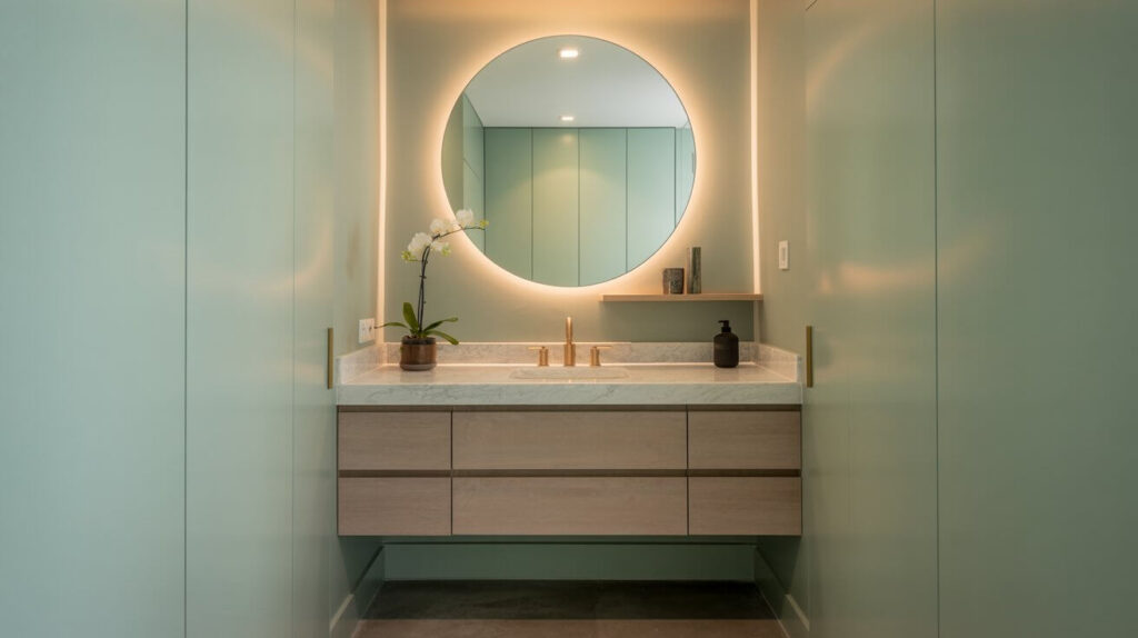 Modern Half Bathroom Décor Ideas