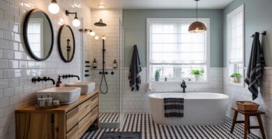 Modern Nordic Scandinavian Bathroom Style Ideas