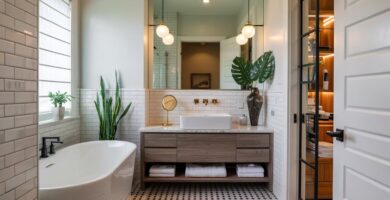 Modern Powder Bathroom Décor Ideas