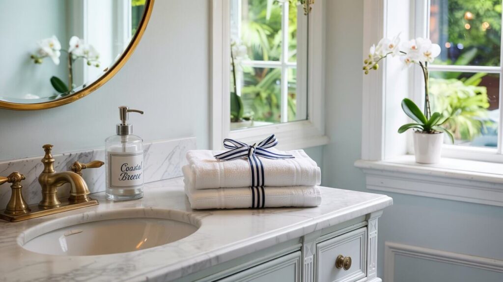 Modern Preppy Bathroom Décor Ideas