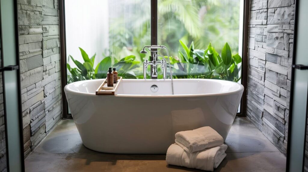Modern Spa Bathroom Décor Ideas