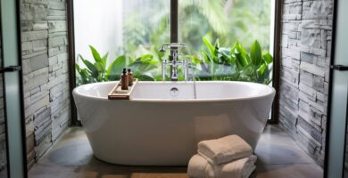 Modern Spa Bathroom Décor Ideas