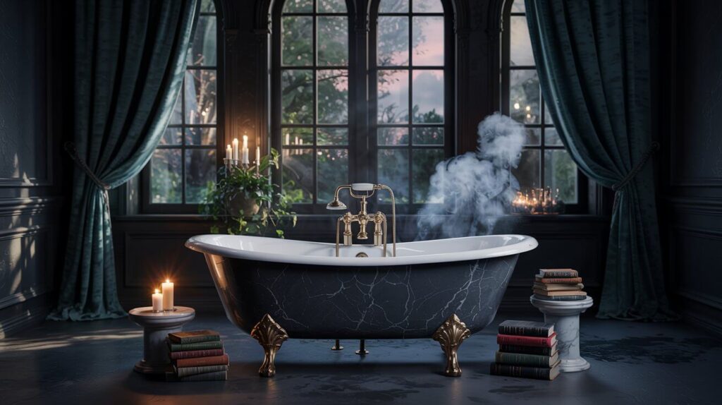 Modern Victorian Gothic Bathroom Décor Ideas