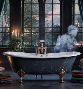 Modern Victorian Gothic Bathroom Décor Ideas