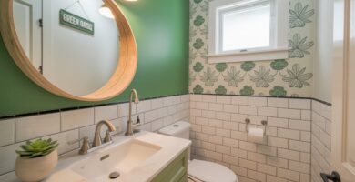 Small Green Bathroom Ideas