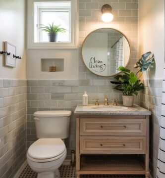 Small Narrow Bathroom Décor Ideas