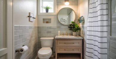Small Narrow Bathroom Décor Ideas