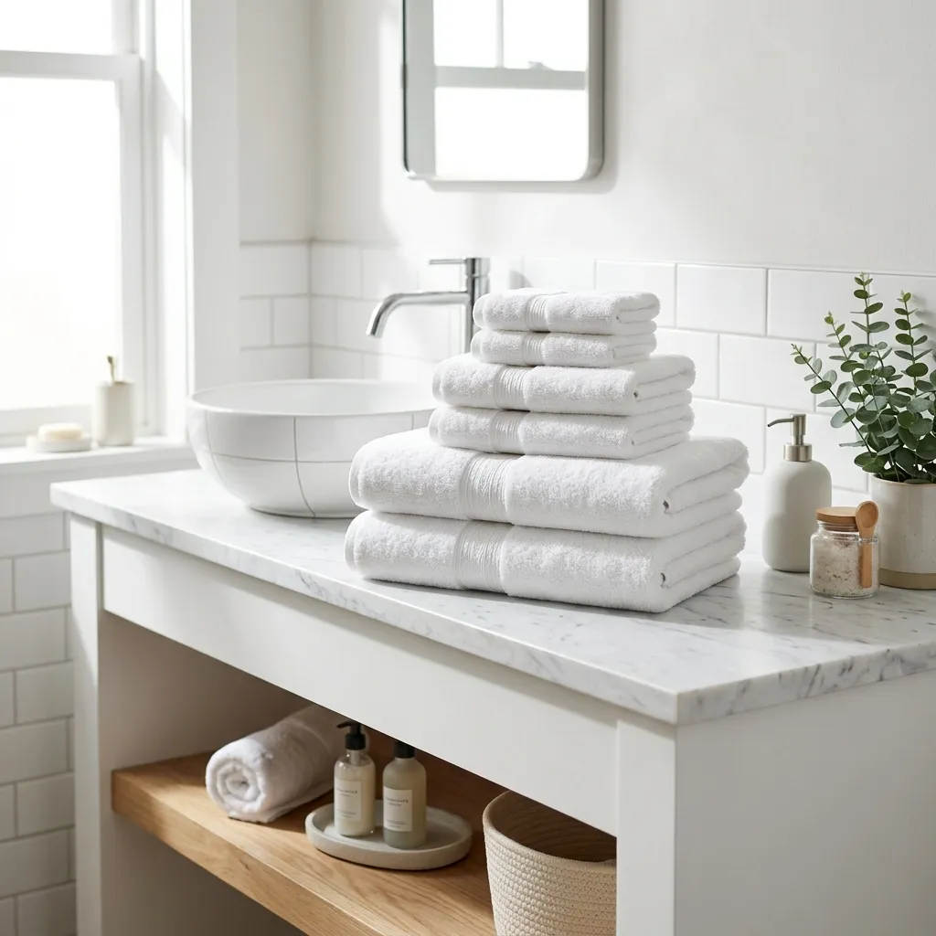 Treat Yourself to Luxurious White Towels