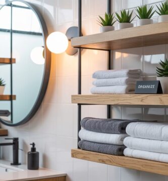 Modern Bathroom Organization Shelves Ideas