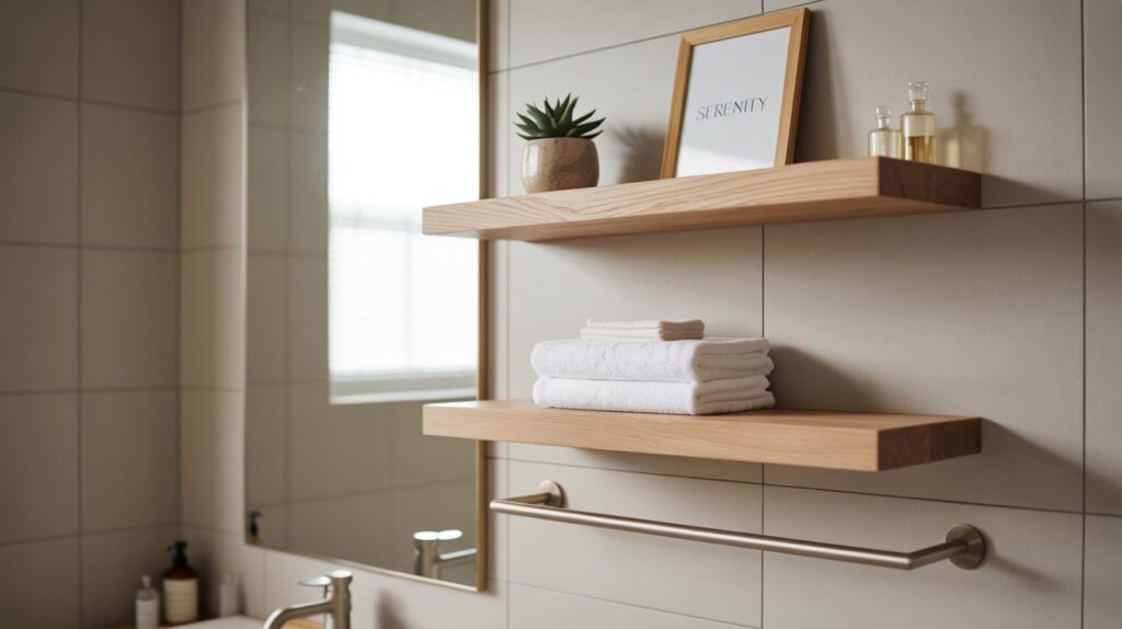 Modern Bathroom Wall Shelves Decor Ideas