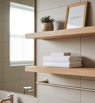 Modern Bathroom Wall Shelves Decor Ideas