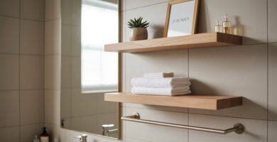 Modern Bathroom Wall Shelves Decor Ideas