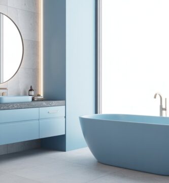 Modern Blue Bathroom Décor ideas