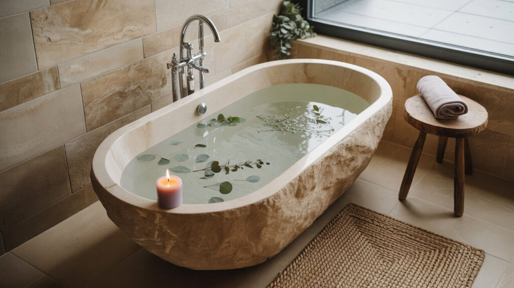 Modern Earthy Bathroom Décor Ideas