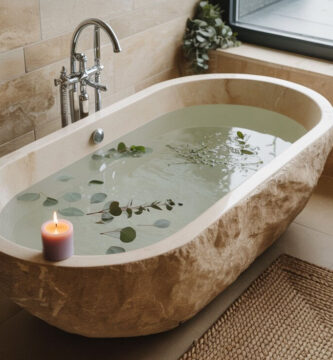Modern Earthy Bathroom Décor Ideas