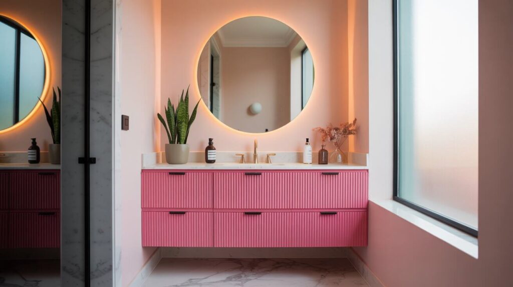 Modern Pink Bathroom Décor Ideas