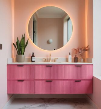 Modern Pink Bathroom Décor Ideas