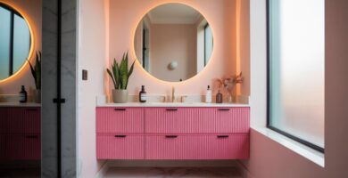 Modern Pink Bathroom Décor Ideas