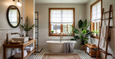 Neutral Earth Tones Bathroom Ideas