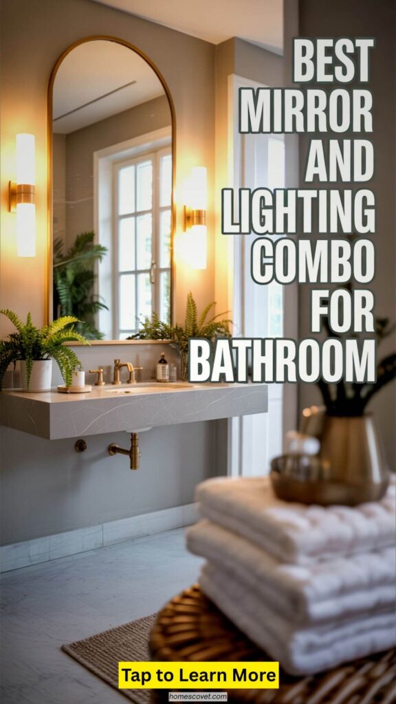 Bathroom Mirror and Lighting Ideas