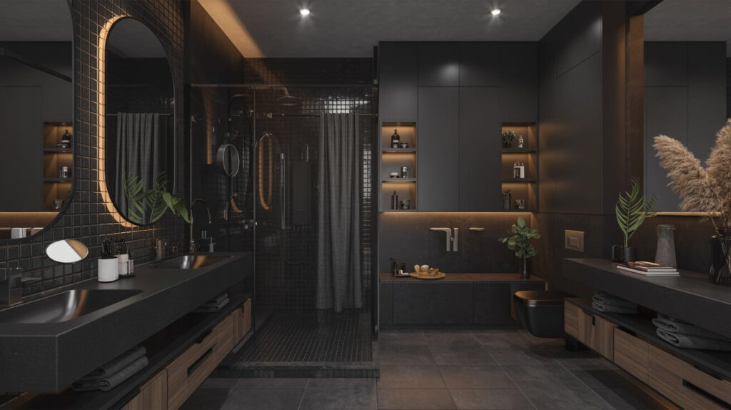 Black Bathroom Décor Ideas