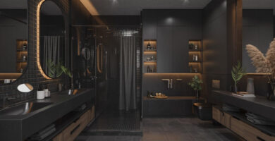 Black Bathroom Décor Ideas
