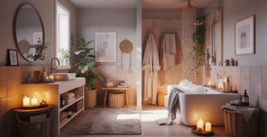 Cozy Bathroom Aesthetic Ideas