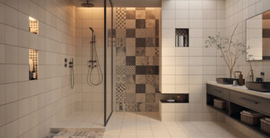 Trendy Bathroom Tile Designs