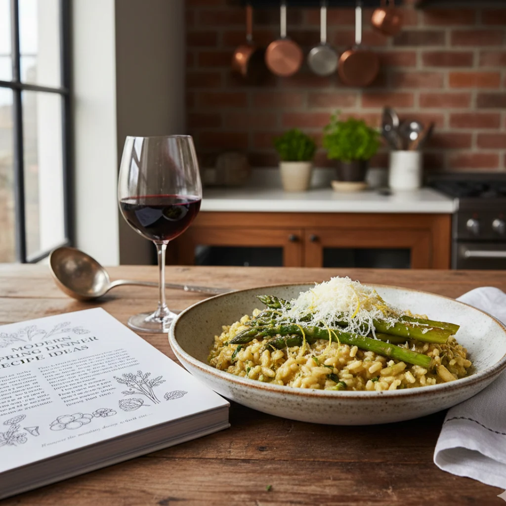 Creamy Asparagus and Lemon Risotto