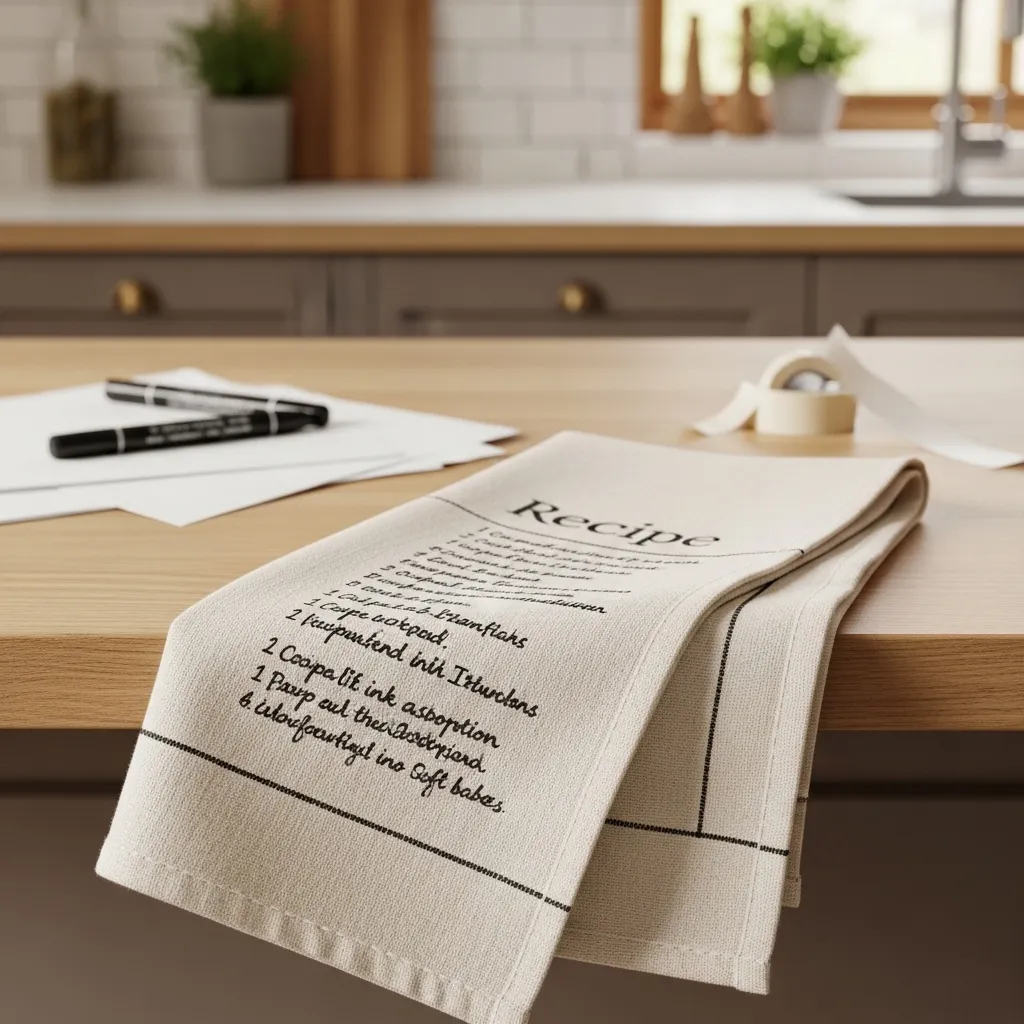 Personalized Recipe Tea Towels