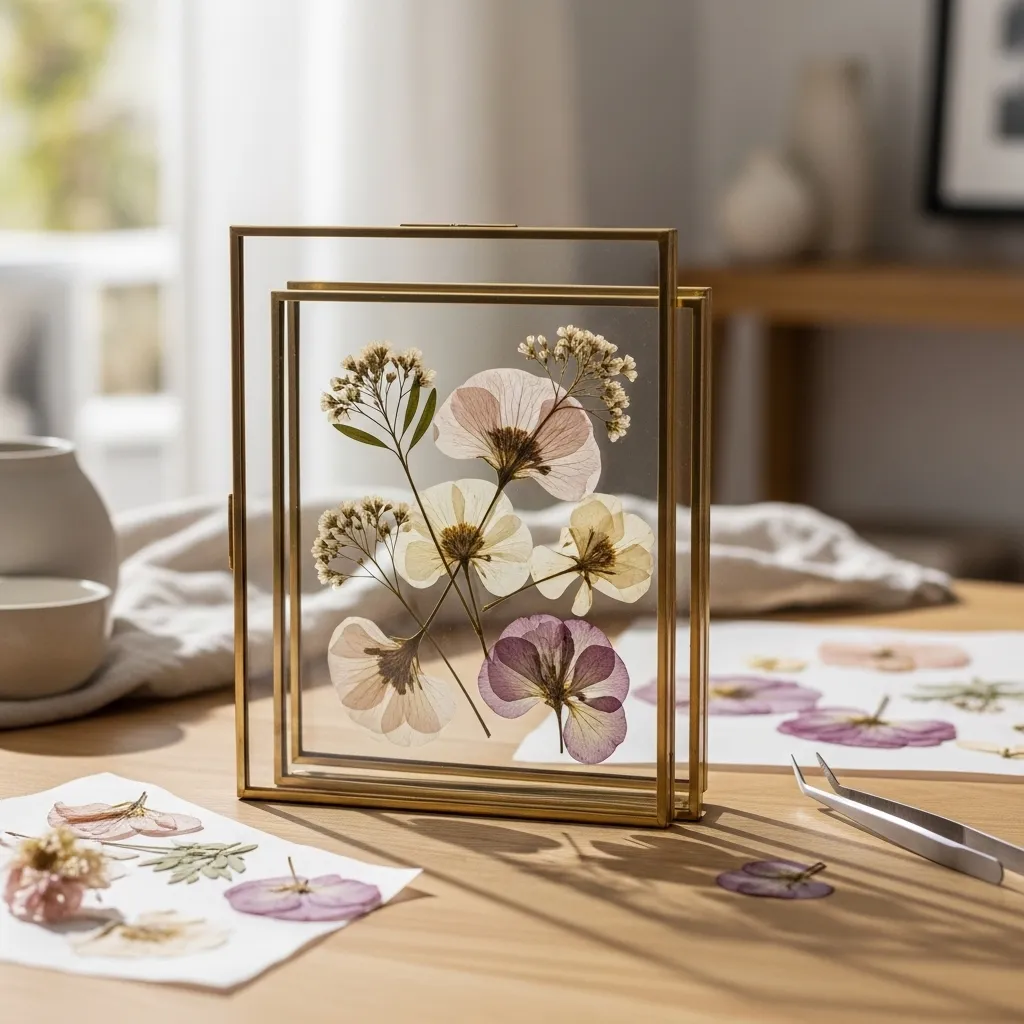 Pressed Flower Floating Frames