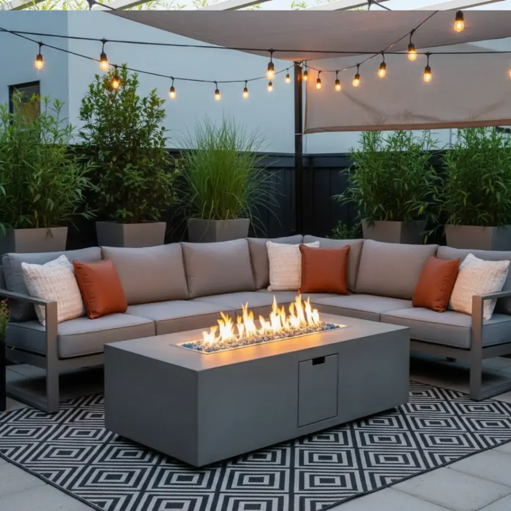 Add a Modern Propane Fire Table